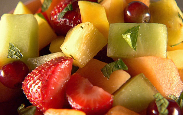 Minted fruit salad