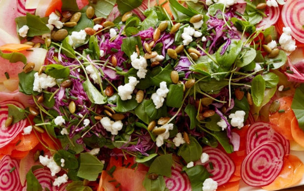 Shaved Summer Vegetable Salad