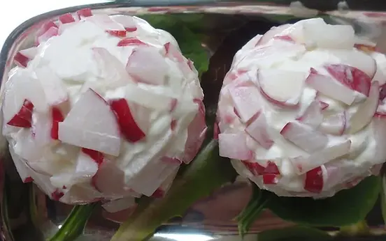 Radish Cream Cheese Spread