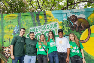 ¿Sabías que hay un mural en plena Calle 10 de Medellín que absorbe CO2 como un árbol?