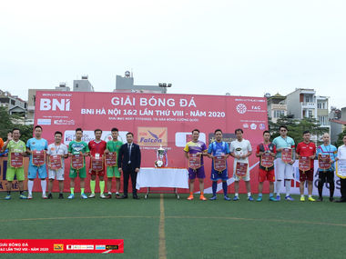 Tưng bừng khai mạc giải bóng đá BNI Hà Nội 1&2 lần 8 năm 2020