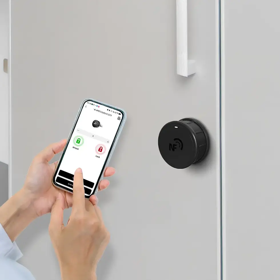 NFC-Hebelschloss entsperren