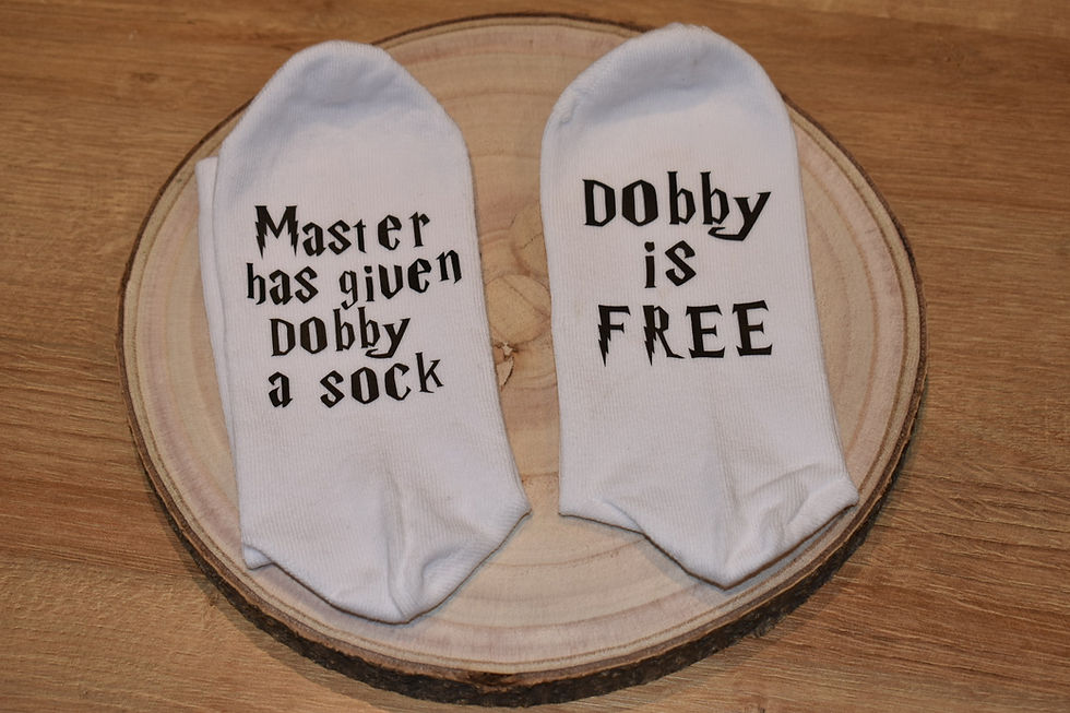 Thumbnail: Adult Harry Potter Free Dobby socks