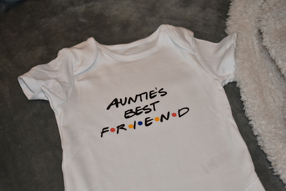 Thumbnail: Friends Inspired Baby Vest: Auntie's Friend, Cotton Bodysuit