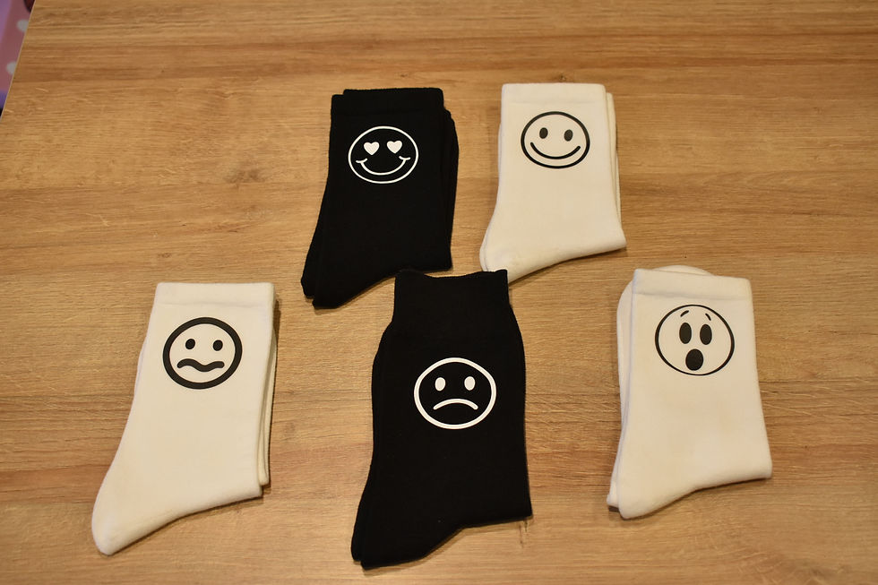Thumbnail: Socks with Personality: Funny Face Designs for the Light-hearted 