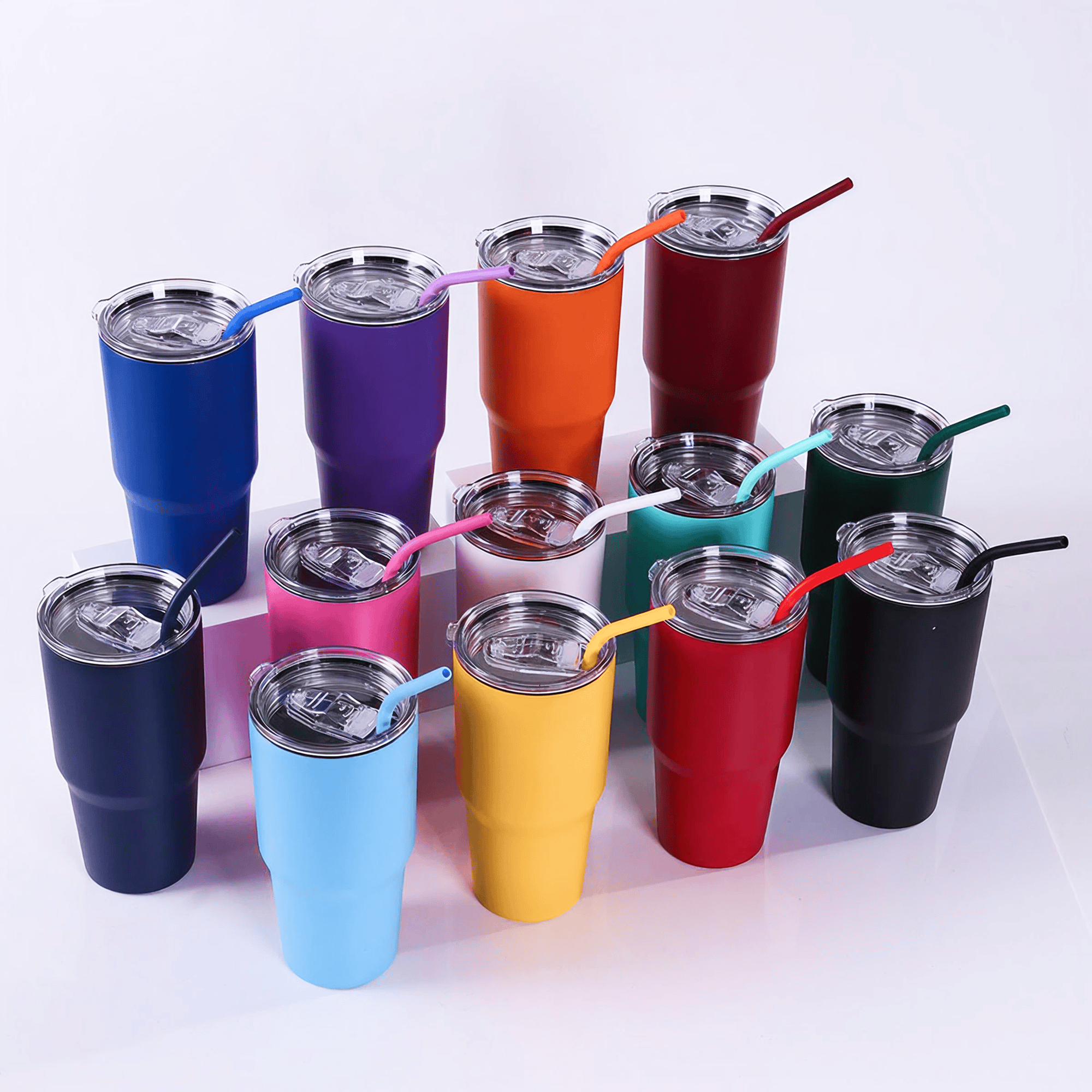 30oz Premium Powder Coated Custom Engraved Tumbler