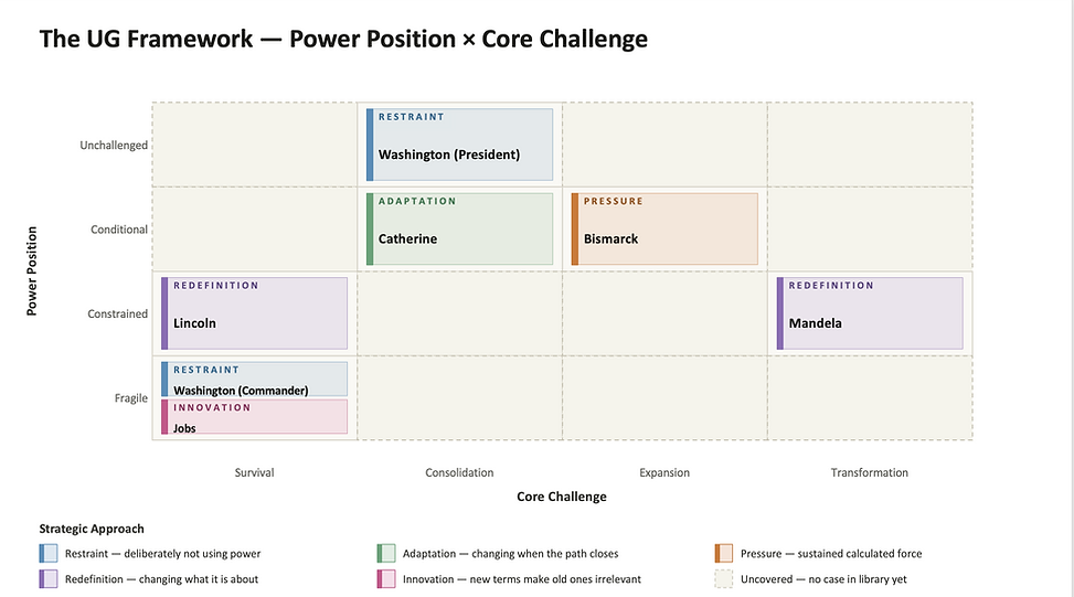 Framework of leadership cases.