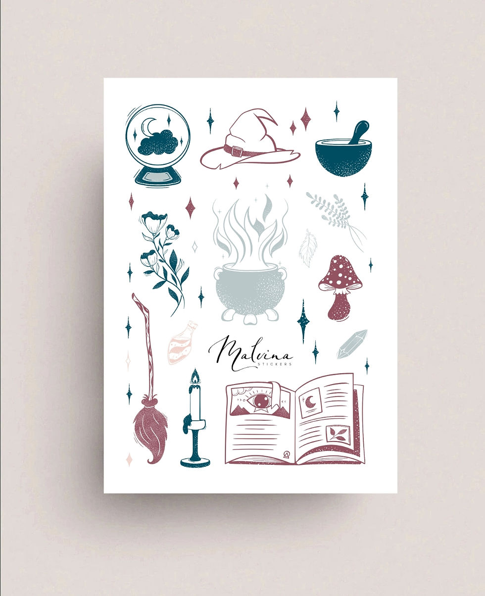 Наліпки «Котел і магія»