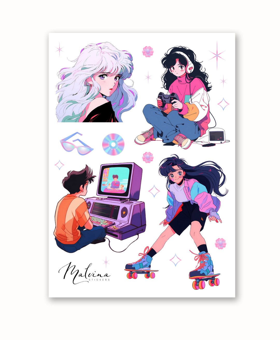 Наліпки «Аніме 3»