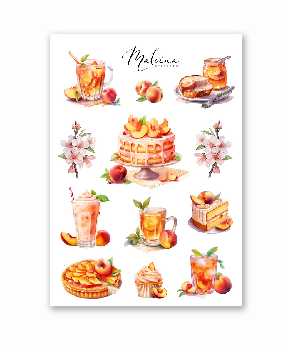 Наліпки «Персики 2»