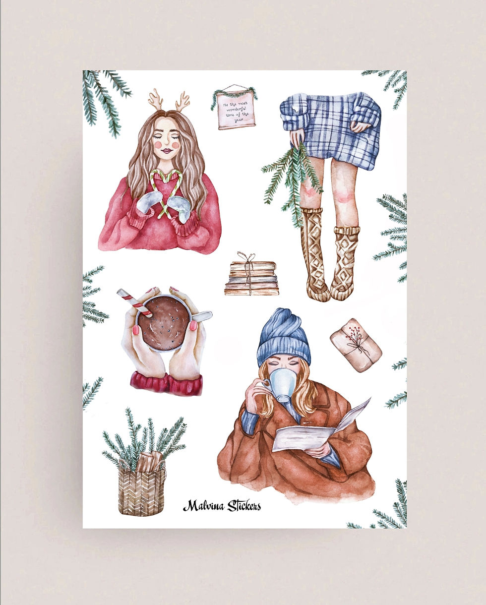 Наліпки «Гарячий шоколад»