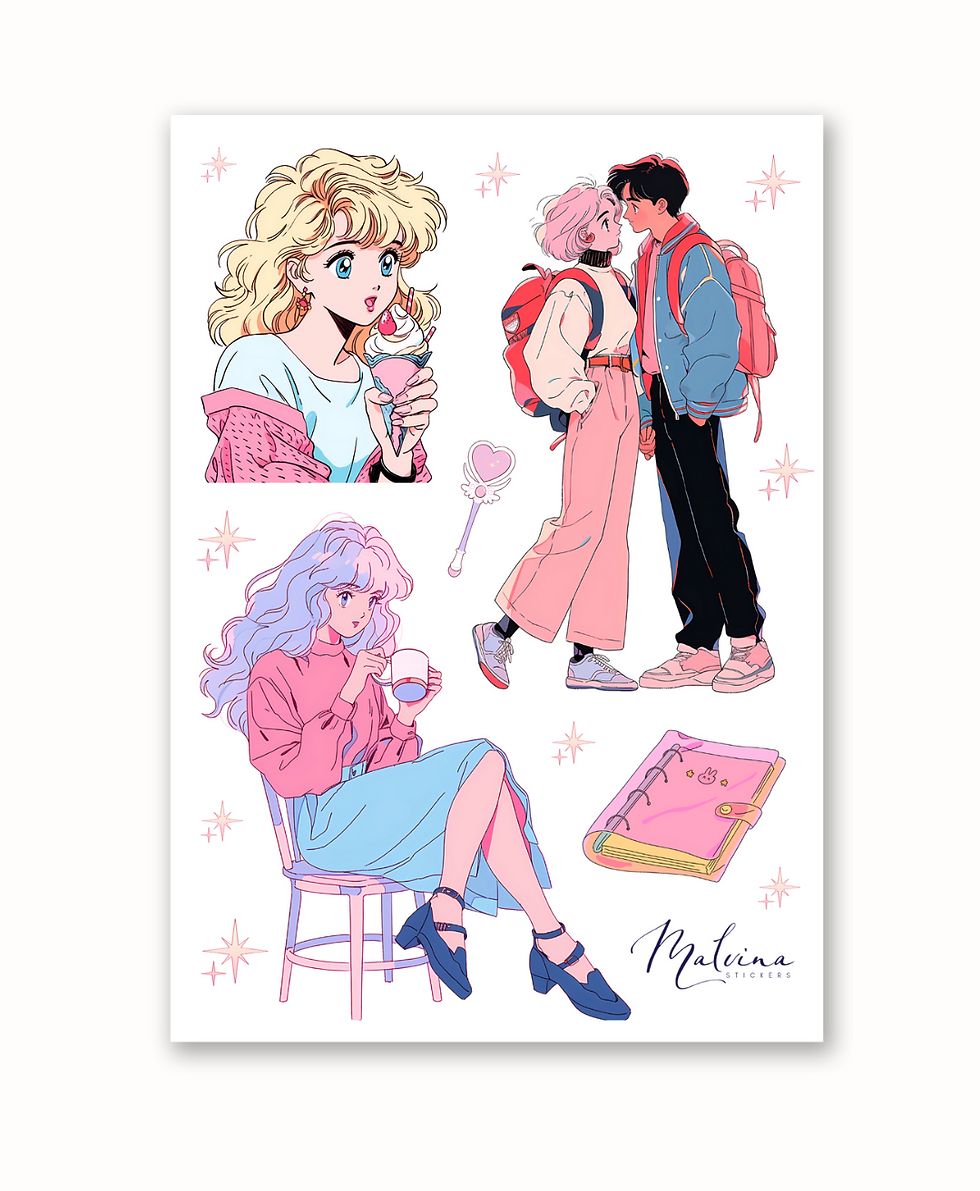 Наліпки «Аніме 6»