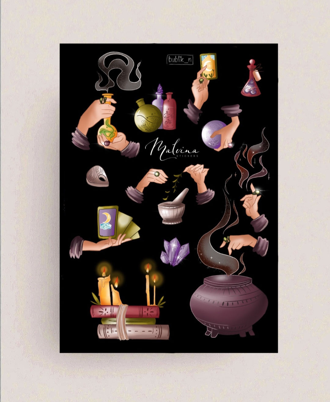 Наліпки «Магія рук 1»