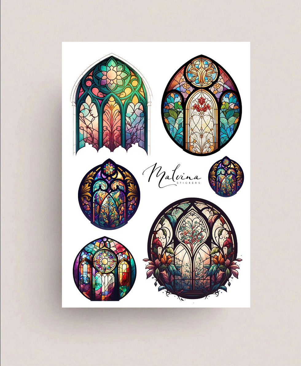 Наліпки «Вітраж 4»