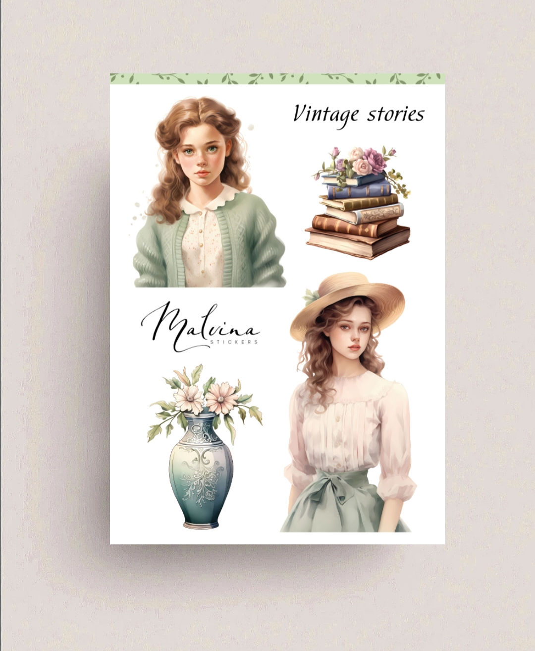 Наліпки «Vintage stories 1»