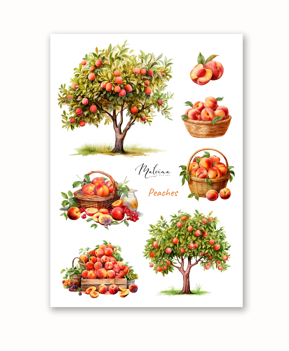 Наліпки «Персики»