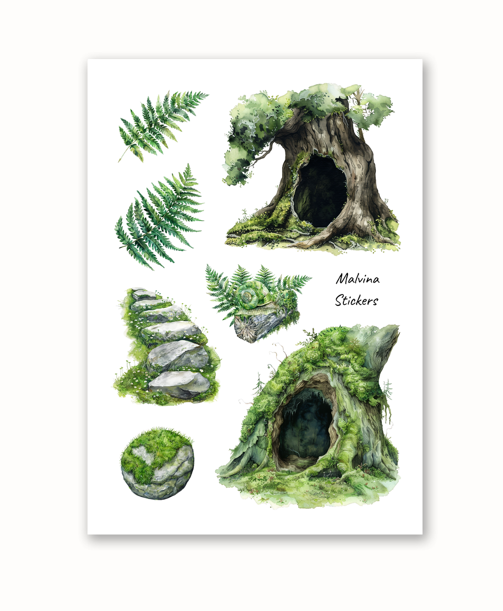 Наліпки Лісові чари 9