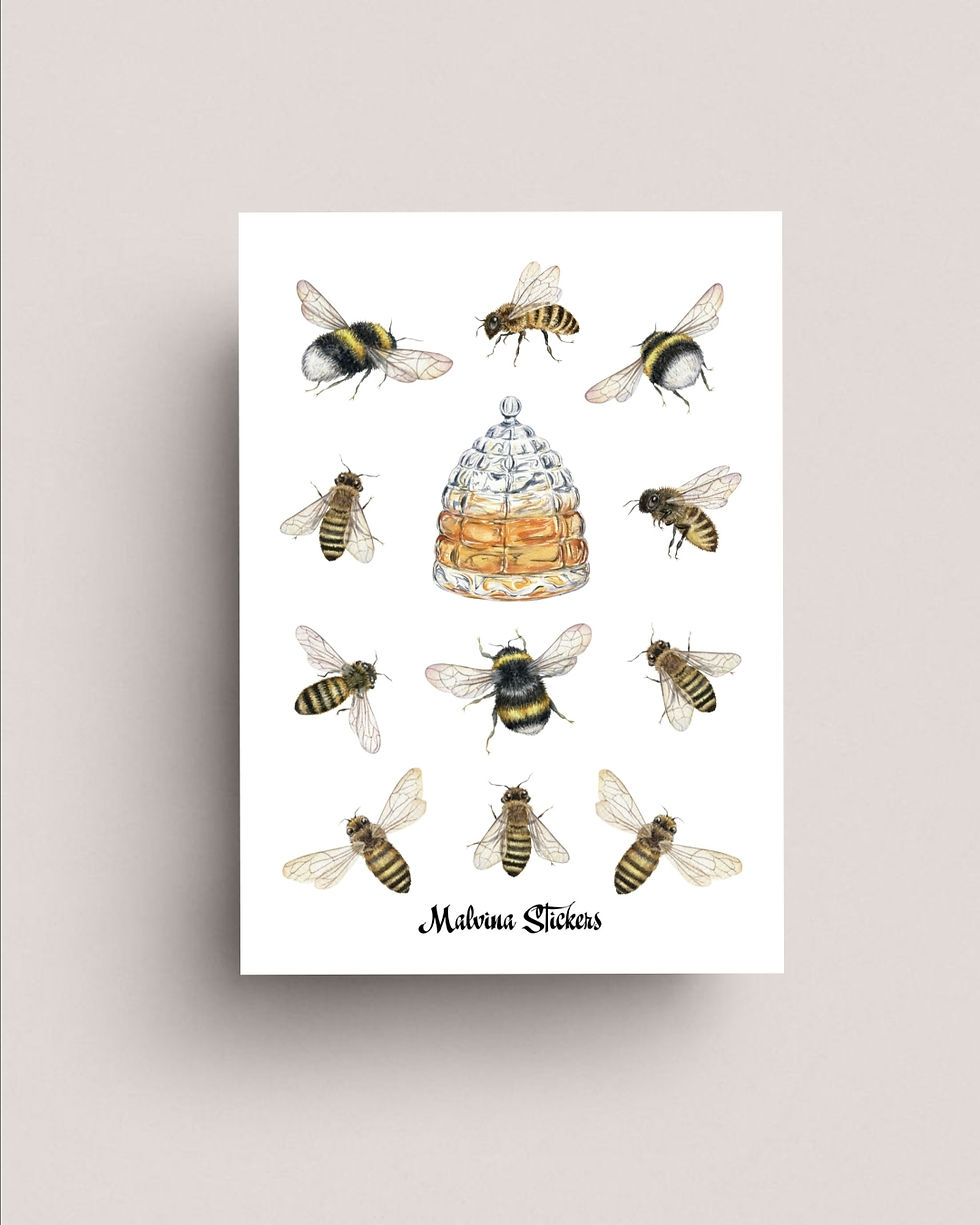 Наліпки «Бджоли 2»