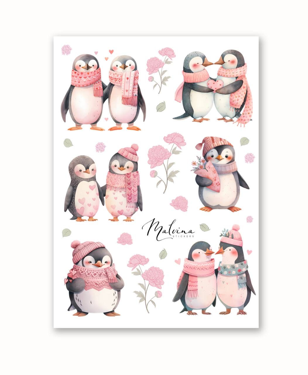 Наліпки «Пінгвінята»