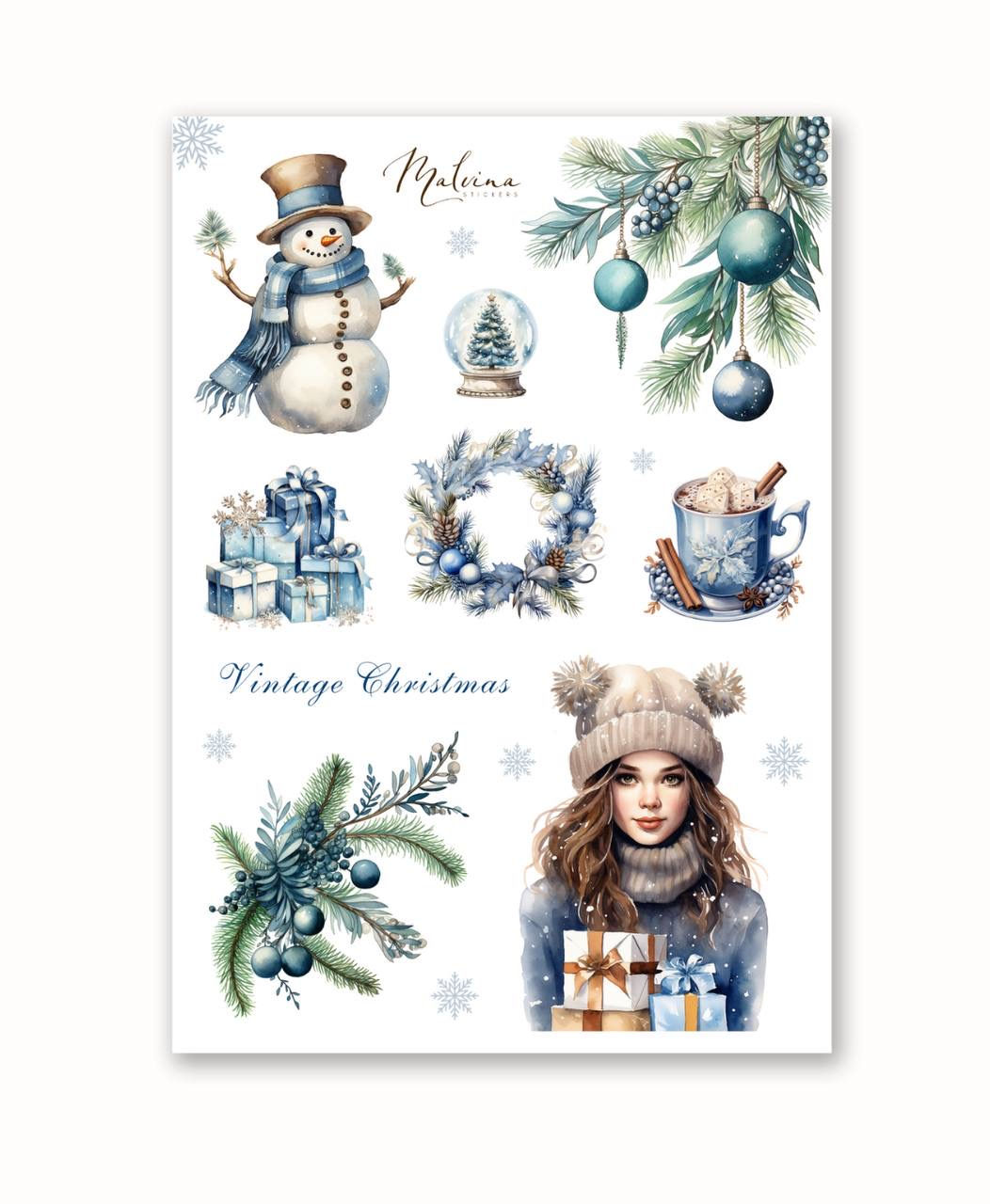 Наліпки «Зимове свято 3»