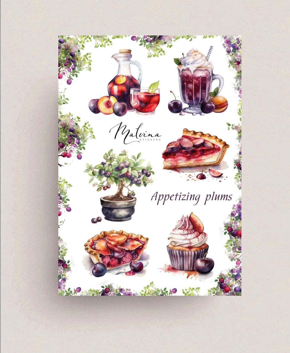 Наліпки «Слива 3»