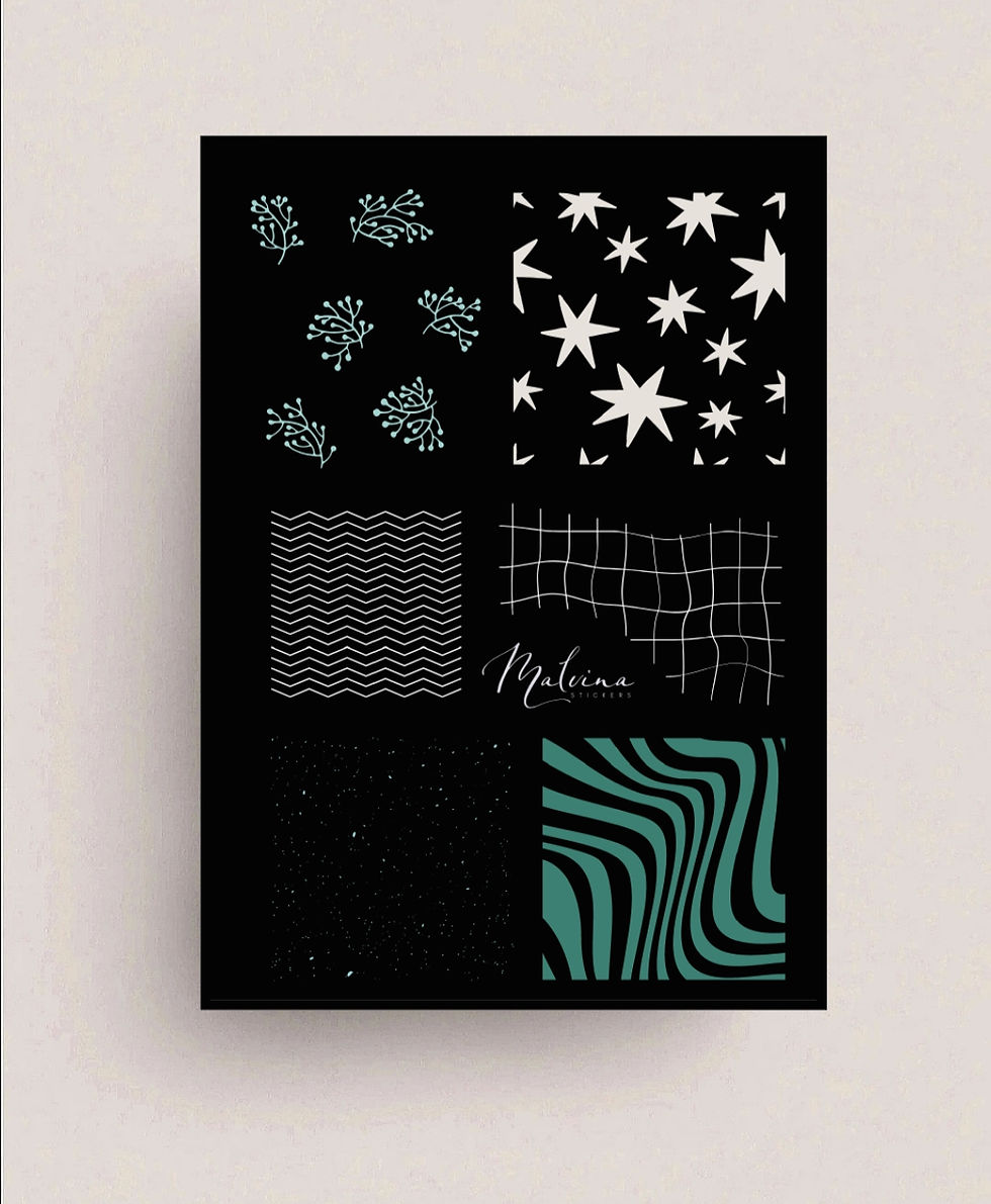 Наліпки «Нічні зірки»