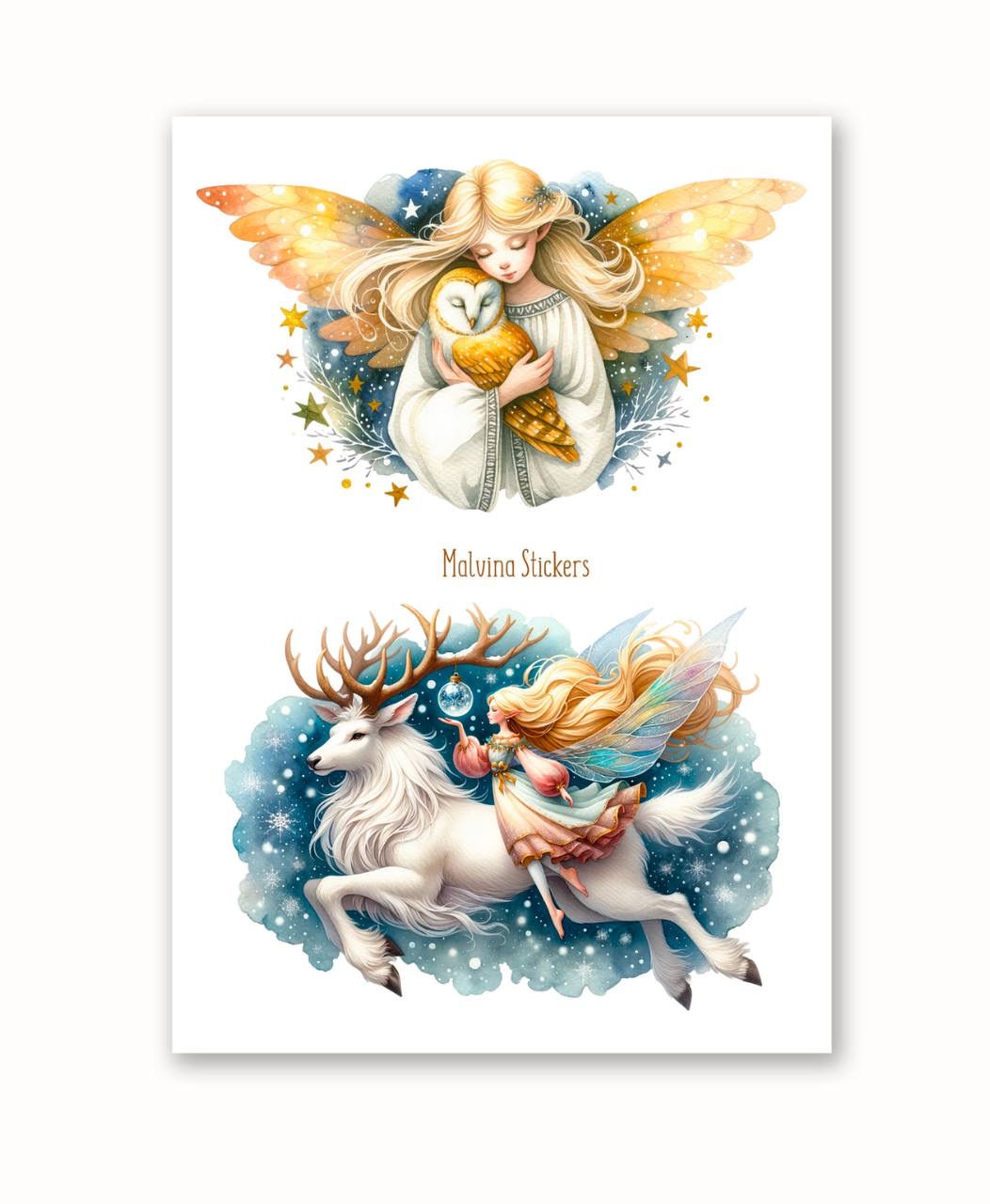Наліпки «Зимова Фея»