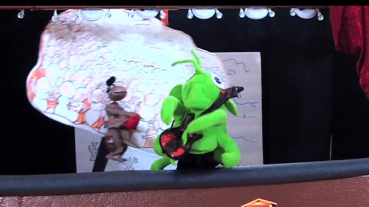 Terra's Puppet Storytime! Ant and the Gr