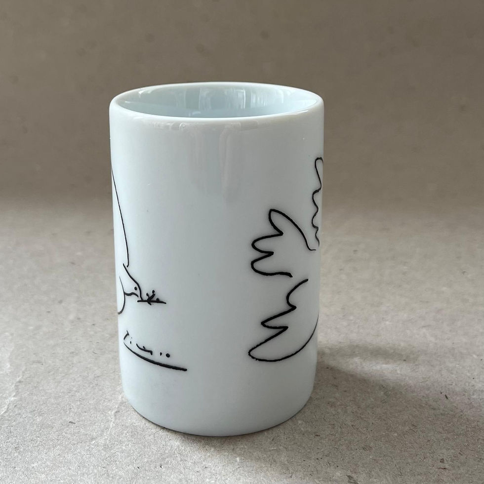 Thumbnail: Mini cup for espresso Picasso “La Colombe de la Paix”