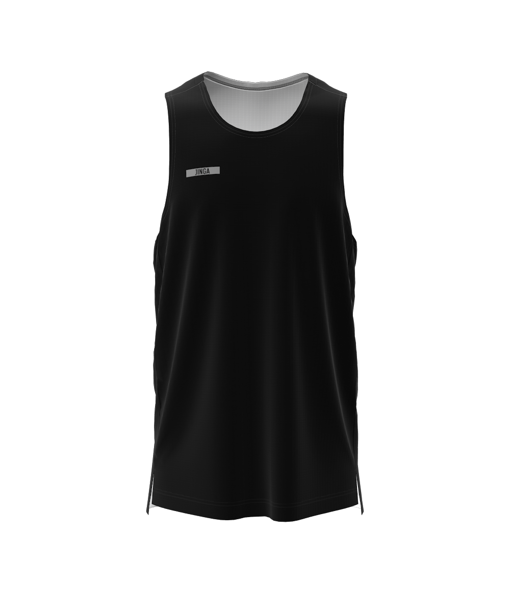 Men Active Tank Black