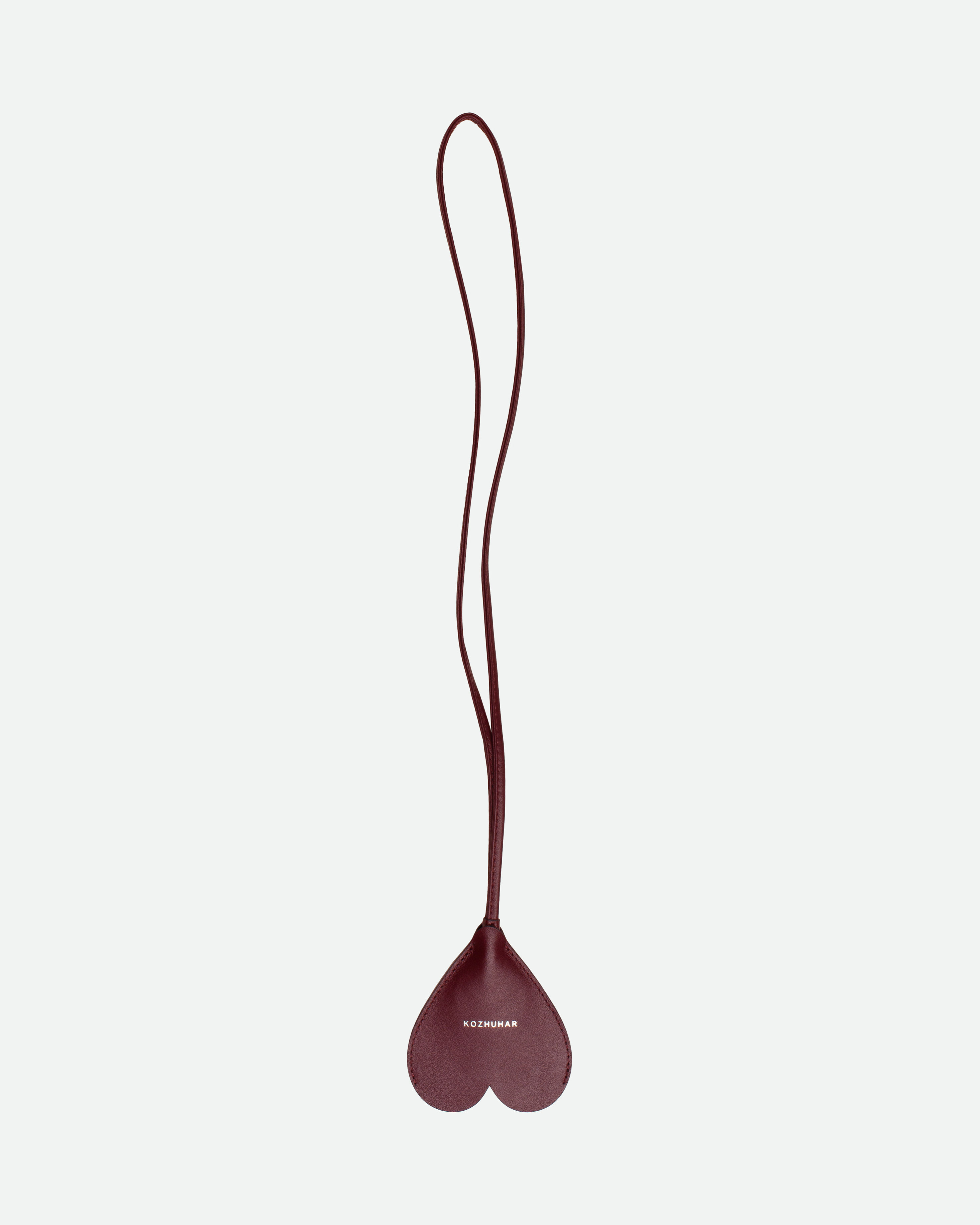 BURGUNDY HEART KEY-KEEPER NECKLACE