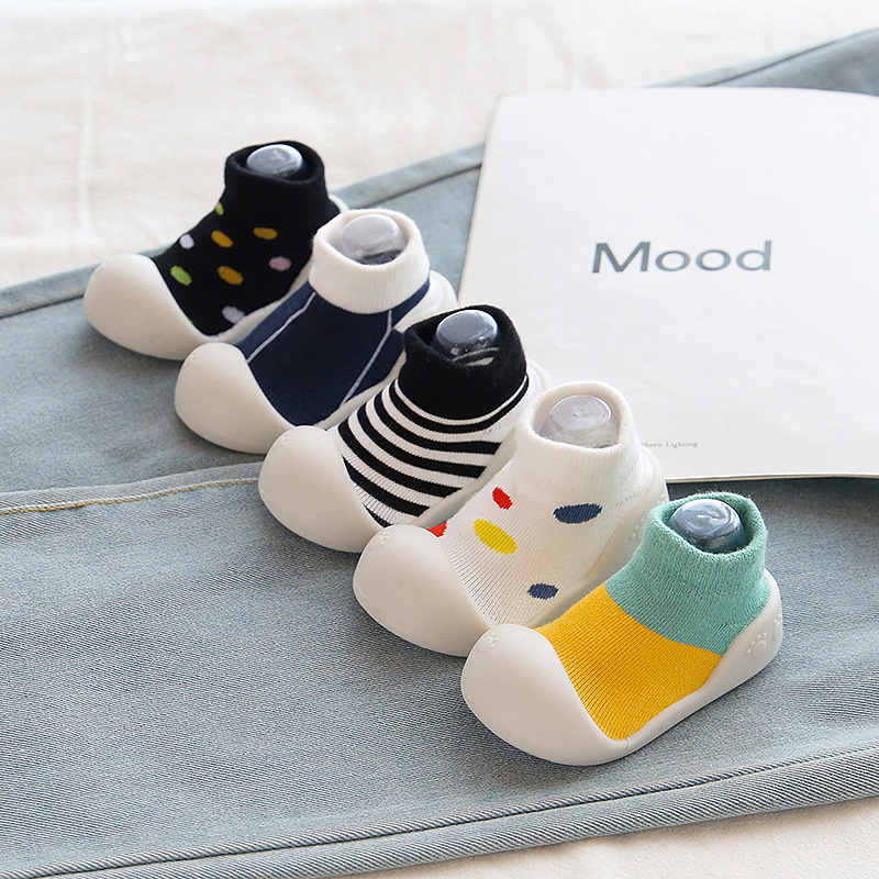 Non-Slip Knit Baby Booties