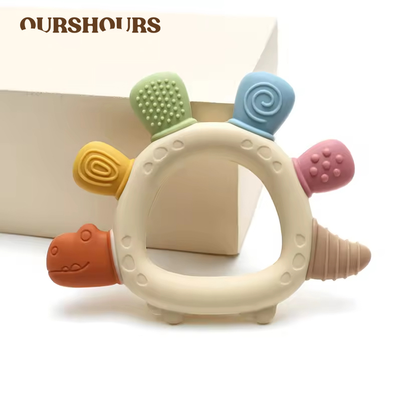 Dinosaur Silicone Teether