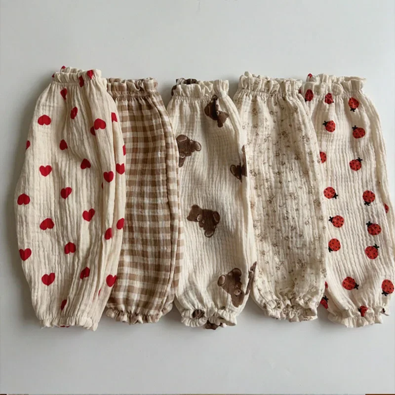 Printed Muslin Baby Trousers