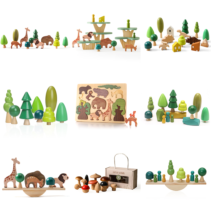 Woodland Balance Blocks