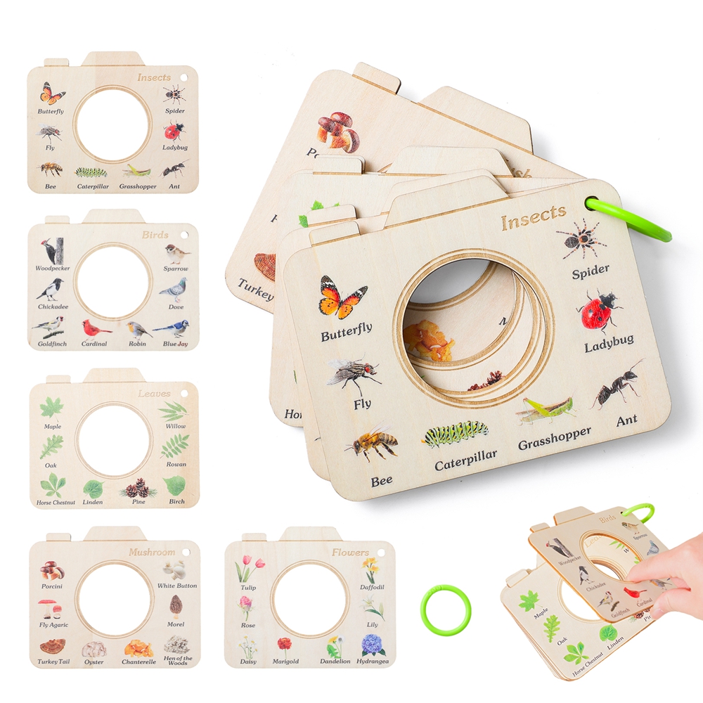 Montessori Wooden Nature Book