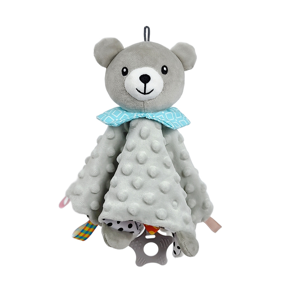 Newborn Baby Plush Stuffed Toys Cute Animal Comforter Bunny Elephant Soothe Appe