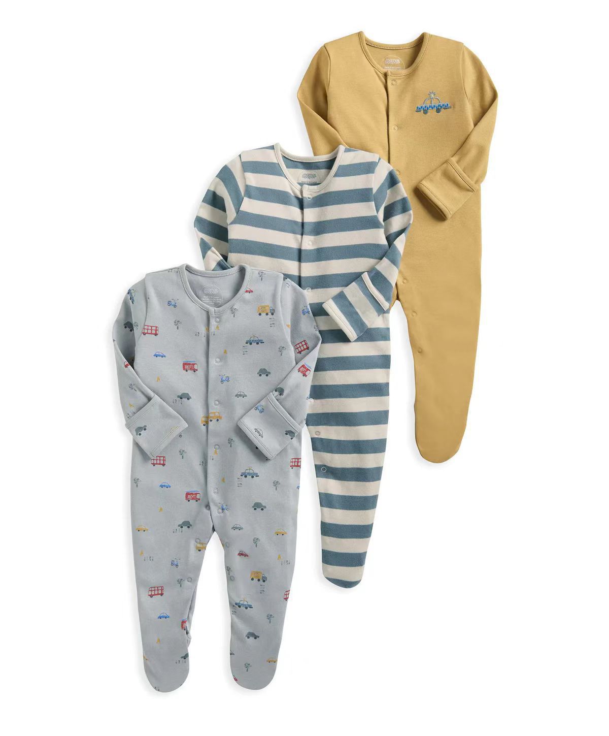 3Pcs/Lot Newborn Cotton Baby Romper Spring Boys Girls Baby Clothes Cartoon Long 