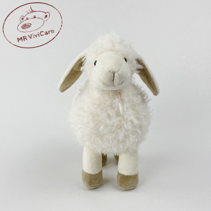 Children Soft White Sheep Plush Doll Baby Cute Animal Doll Girls Baby Stuffed Do