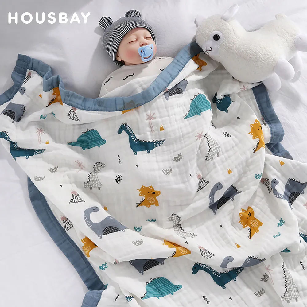6-Layer Cotton Gauze Baby Blanket