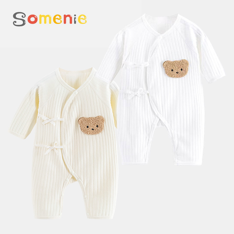 Cotton Knit Baby Jumpsuit