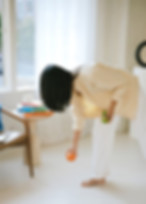 Freelance Copywriter Picking Up Orange