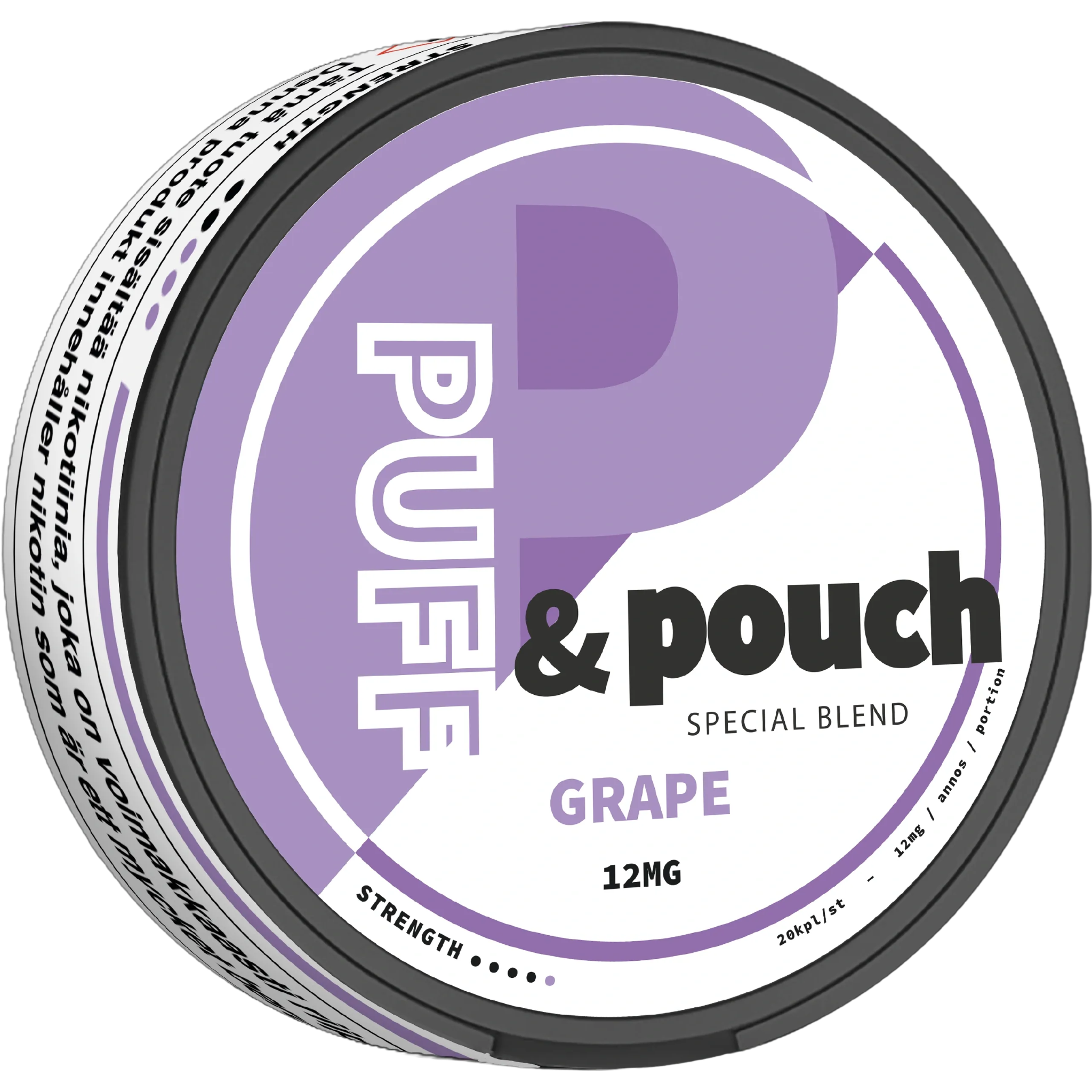 Puff & Pouch Grape - 12mg