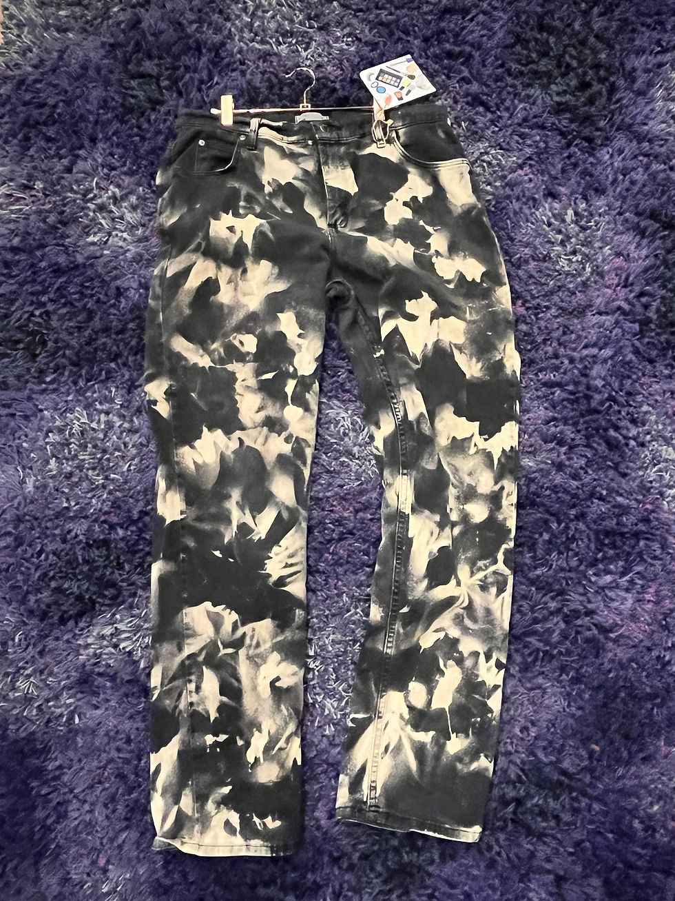 ‘The Working Man’ Bleached Pants