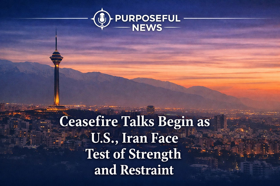 Ceasefire Talks Begin as U.S., Iran Face Test of Strength and Restraint