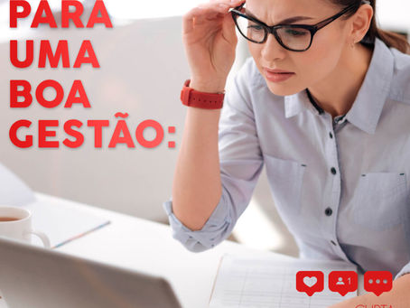 5 DICAS PARA UMA BOA GESTÃO: