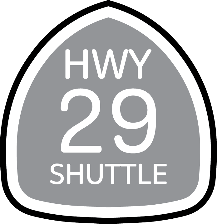 Highway 29 Shuttle badge