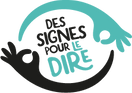 Photographie du logo "Des signes pour le dire"