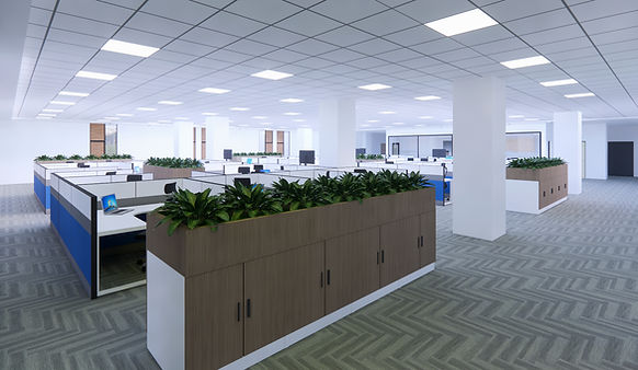 Workstation 3D illustration