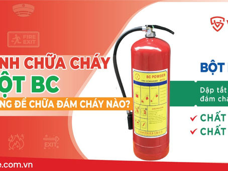 Bình bột BC chữa đám cháy nào? 2 Loại cháy có thể dùng